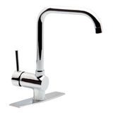 Monomando Lavaplato Mesada De Cocina Con Base Lyra By Gensse