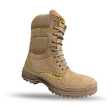 Bota Larga Outdoor Hombre Tactica Militar Antiderrapante