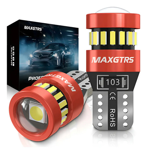 2× Focos Led T10 W5w 194 168 Luces Con Estrobo 3014 Chip | Meses sin interés