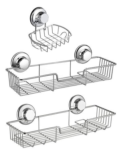 Sanno Soporte Para Jabonera De Ducha Con Ventosas Para Champ