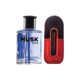 Kit 02 Perfumes Masculinos Avon 300 Km + Musk Marine Barato