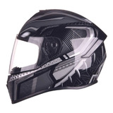 Casco Moto Edge Black Panther Marvel Negro Certificado Dot