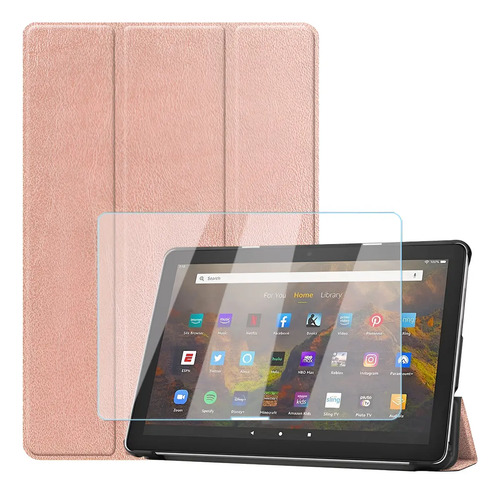 Mica + Funda Protector Amazon Fire Hd 10 / Hd 10 Plus 2021