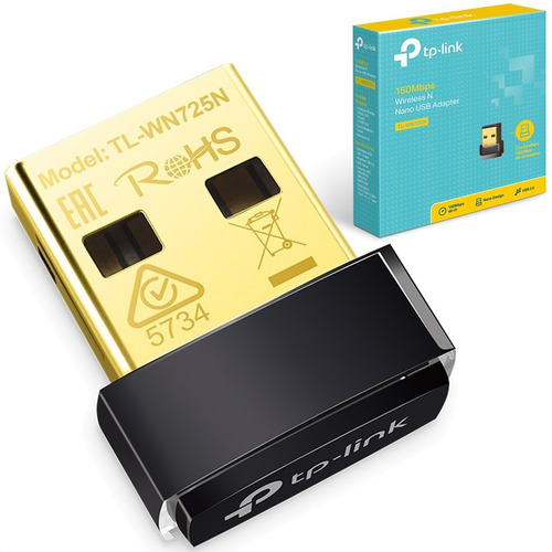 Adaptador Nano De Red Inalambrica Usb Tp-link Tl-wn725n Wifi