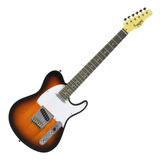 Guitarra Tagima Classic Sunburst C/ Escudo Branco T-550