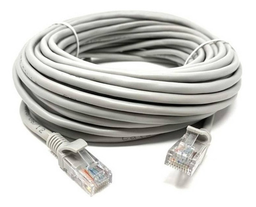 Cable De Red Categoría 5e 20m Conexión A Internet Rj45 Utp