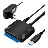 Adaptador Usb 3.0 A Sata 3 Convertidor, + Fuente De Poder