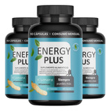 Energizante Natural Para Hombre-mujer Concentracion Pack X3