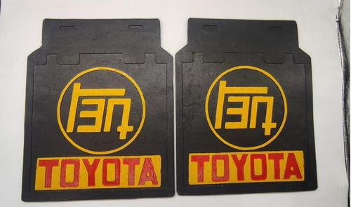 Toyota Land Cruiser Fj40 Salpicaderas Caucho Amarillo Rojo