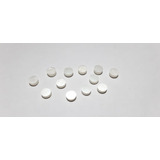 12 Dot 6mm Branco Perola Acrilico  Marcação Escala Guitarra