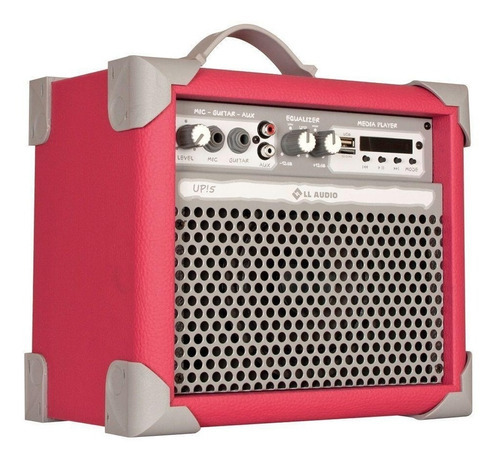 Caixa De Som Amplificada Up 5 Pink Ll Audio Portátil Cor Rosa Voltagem 127/220v