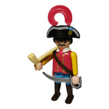 Playmobil 3794 Capitan Pirata Con Pipa Unico Set Piratas 