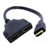 Cabo Duplicador E Divisor Tela Hdmi 1 Entrada 2 Saidas Hdmi 