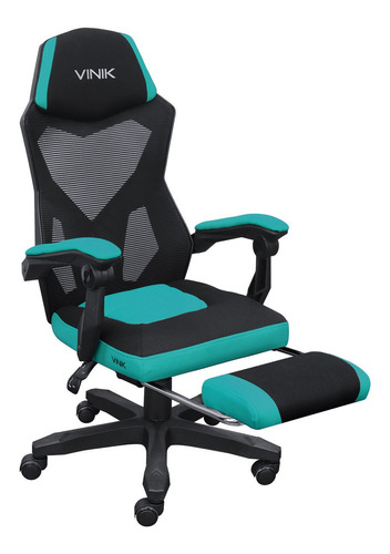 Cadeira Gamer Rocket Preta Com Verde - Cgr10pvd