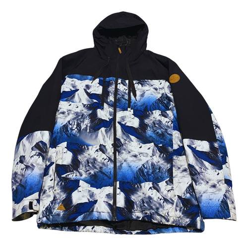 Campera De Nieve Quicksilver Xl Unica! Estampado Montaña