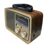 Radio Retro Recargable Mutlibandas Usb/bluetooth 045