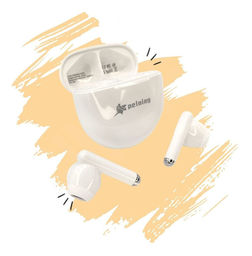 Fone Ouvido Sem Fio Pra Academia E Corrida Tws In-ear Branco