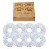 Pack X8 Filtros Bebedero Fuente De Agua Eléctrico Gato Perro