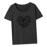 Camisas De Manga Corta Para Mujer, Camiseta Básica, Ropa De