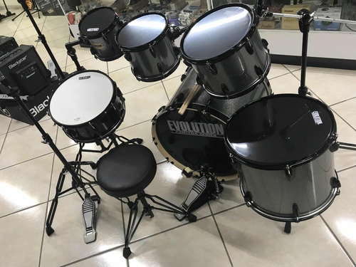 Bateria Evolution Panther 6 Piezas Nueva Varios Colores