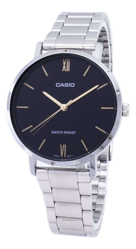  Reloj Casio Ltp-vt01 Mujer Acero Diseño Plano 100% Original