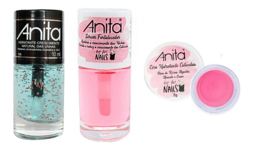 Kit Cera Hidratante +serum+ Hidratante De Crescimento  Anita