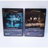 Lote 2 Dvd Enigmas Da História Código Da Vinci Santo Sudário