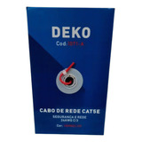 Cabo De Rede Cat5e Deko 4 Pares Caixa Com 305m Vermelho