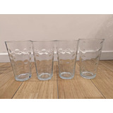 4 Vasos Largo Circulos