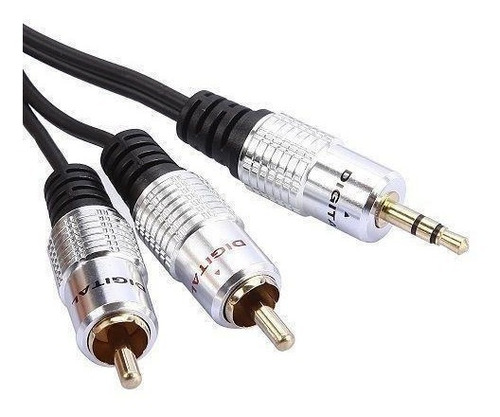 Cable Mini Plug Stereo A 2xrca 1.8m Gold Puresonic