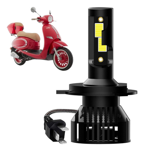 Foco Led H4 Moto Italika Vitalia 150 11000lm Motocicleta Luz