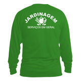 Camiseta Jardinagem Trabalho Uniforme Jardineiro Paisagista