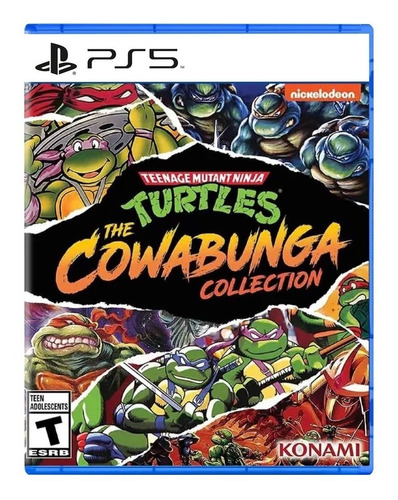 Teenage Mutant Ninja Turtles: The Cowabunga Collection  Teenage Mutant Ninja Turtles Standard Edition Konami Ps5 Físico