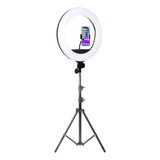 Aro De Luz Led 36cm + Tripode Selfie Celular + Soporte Cel