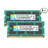 Duomeiqi 8gb Kit (2x 4 Gb) Módulos De Memoria Ram Sodimm Por