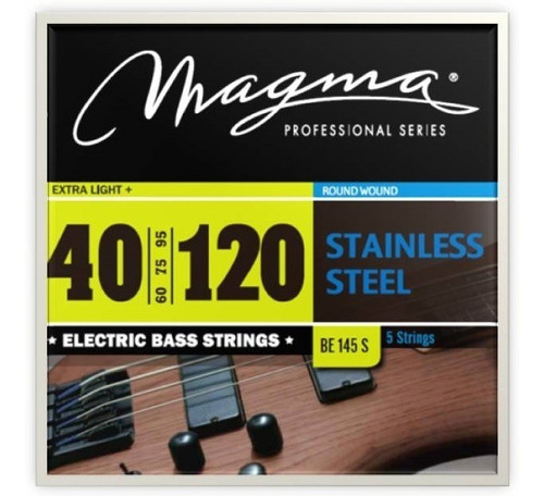 Encordado Magma Bajo 5 Cuerdas Stainless Steel (acero) 40-45