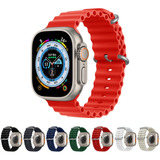 Pulseira Oceano Para Apple Watch Ultra 49mm 45mm 44mm 42mm