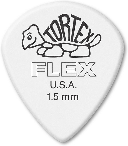 Jim Dunlop Tortex Flow Puas De Guitarra Estandar De 1,5 Mm