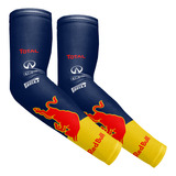 Manguito Red Bull Proteção Uv Gamer Ciclismo Esportes