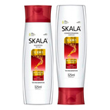 Kit Shampoo E Condicionador 12 Em 1 Reconstrução 325ml Skala