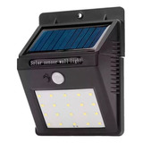 Luz Con 20 Leds + Sensor Movimiento Exteriores Potente