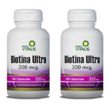 Biotina Ultra 300mg (120 Capsulas) 2unidades