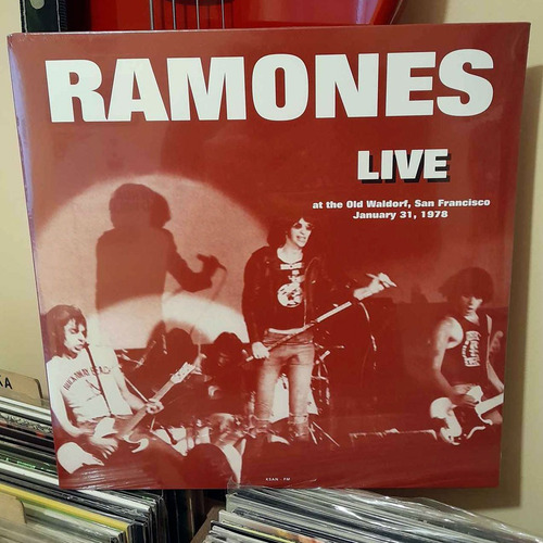 Disco Vinilo Ramones - Live At The Waldorf (nuevo Sellado)