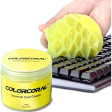 Gel Limpiador Teclado Color Coral Slime Pc Oficina Hogar 