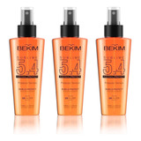 3 Protectores Termicos Capilares De Bekim X130ml Sublime 5.4