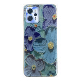 Funda Tpu Diseño Flor Violeta Para Motorola Moto G13 G23