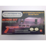 Consola Nintendo Action Set Nes/mattel 1985 (funcionando)