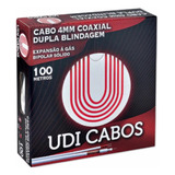Cabo Coaxial Cftv Câmeras Segurança Dupla Blindagem 80% 100m