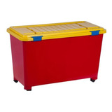 Caja Organizadora Contenedor Con Ruedas - 100 Litros