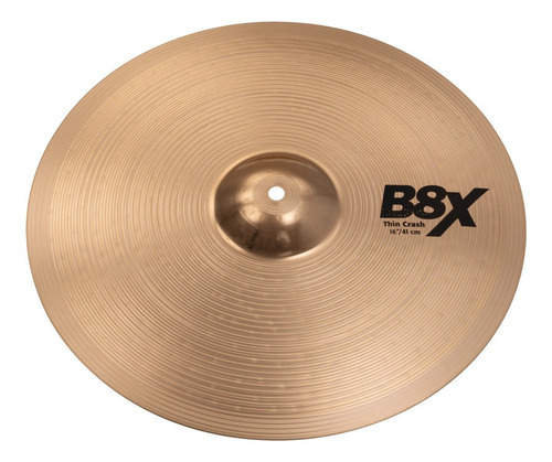 Platillo Sabian B8x Thin Crash De 16 41606x